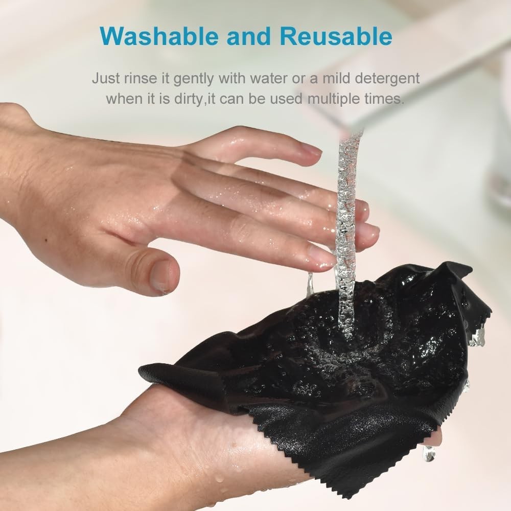 Multi-Purpose Eyeglass & Screen Cleaning Cloths - 8 PCS, 6x7 in, Assorted Colors