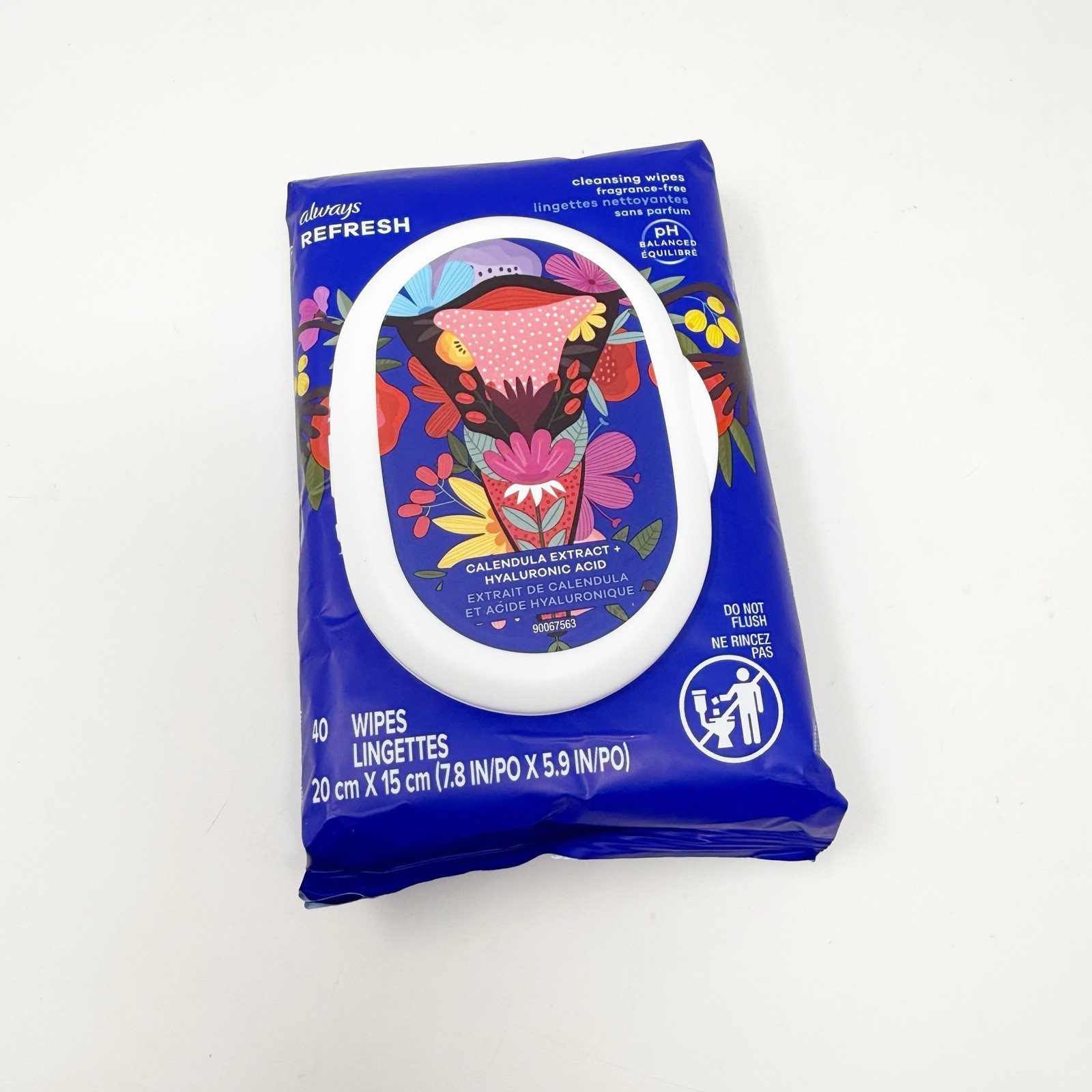 (1) Always Refresh Fragrance Free Cleansing Wipes 40ct