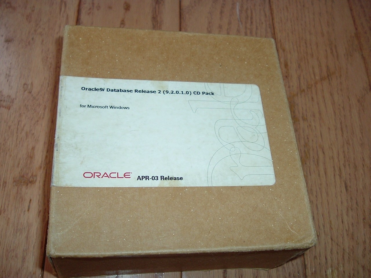 Oracle 9i Database installation CD Pack Release 2 9.2.0.1.0 MS Windows 20 disks