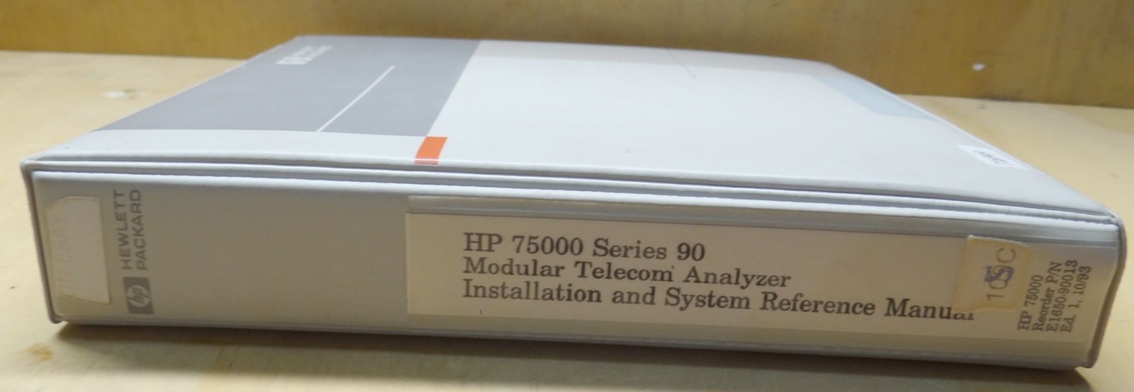 HP 75000 SERIES 90 MODULAR TELECOM ANALYZER INSTALL & SYSTEM REFERENCE GUIDE
