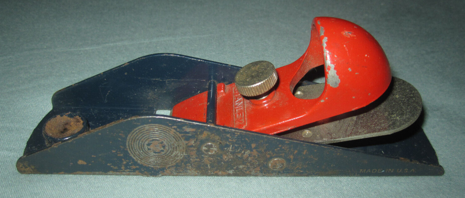 Vtg Stanley "Handyman" No. H102 block plane tool