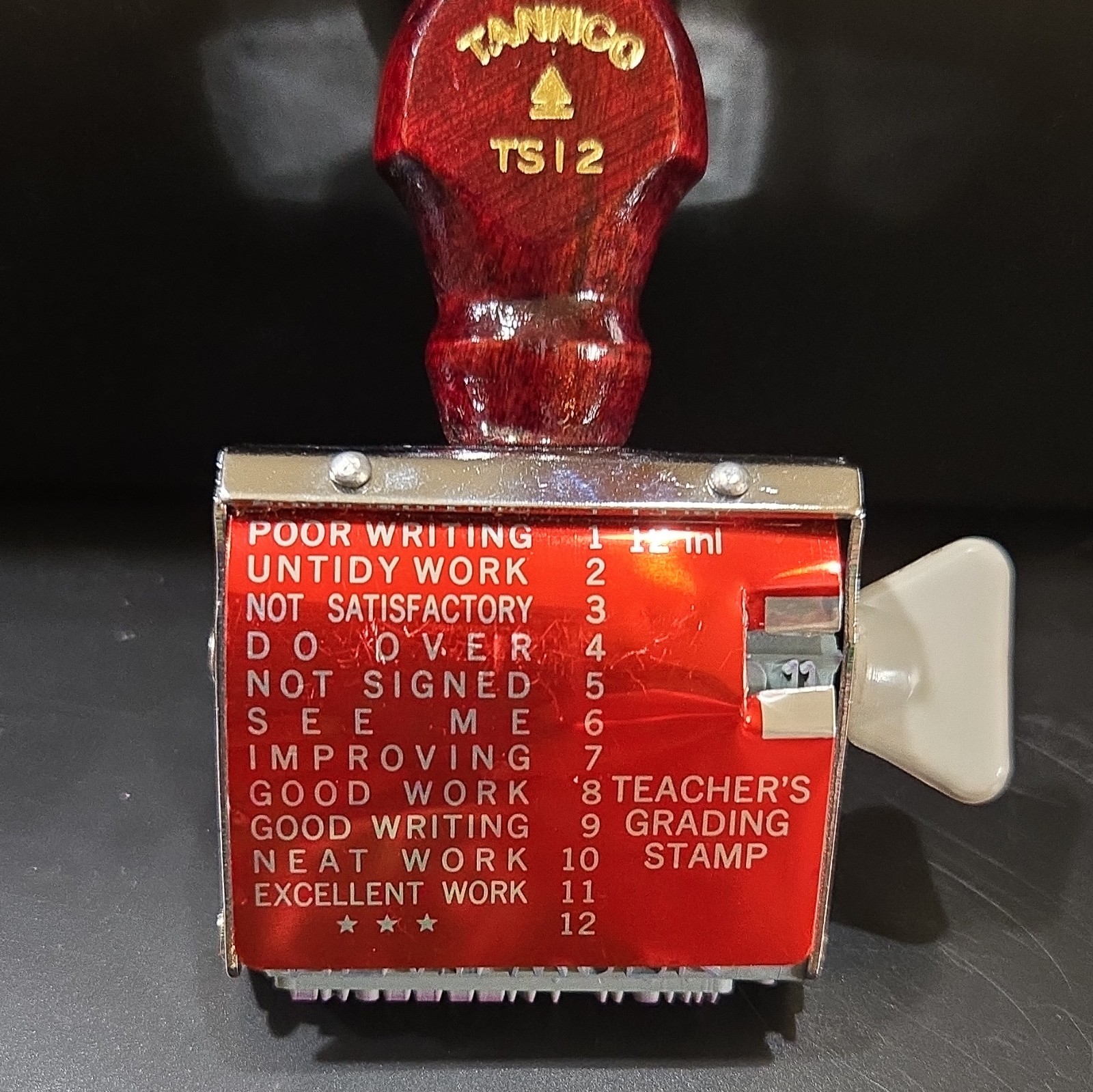 TANINCO TS12 Teacher's Grading Stamp for Classroom Grading & Marking