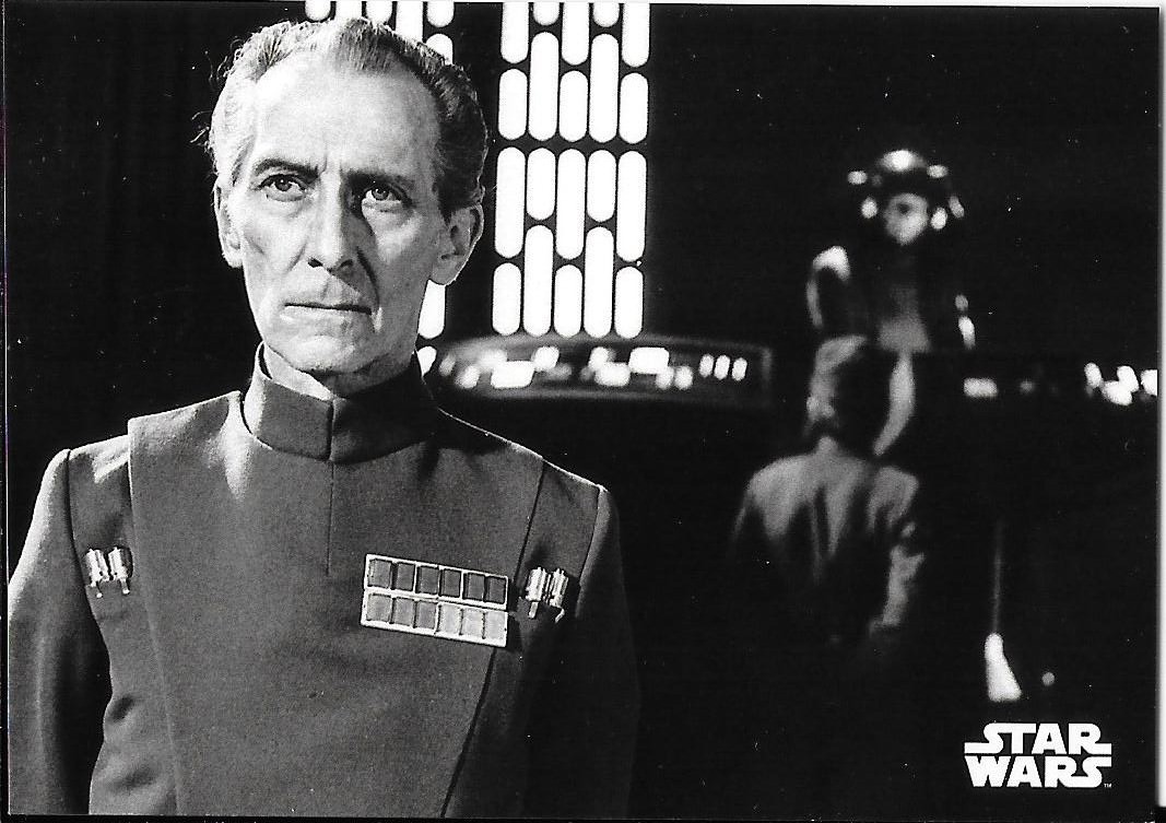 2018 Topps Star Wars Black & White A New Hope #60 Locking in on Alderaan