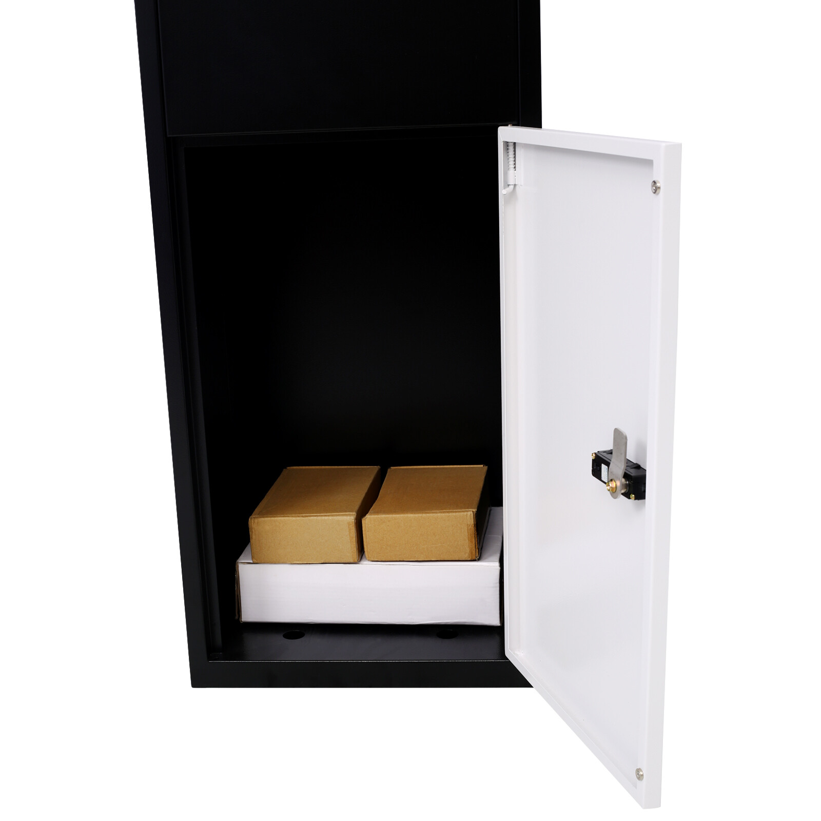 Package Delivery Boxes Galvanized Steel Parcel Mailbox w/Code Lock & Hardware