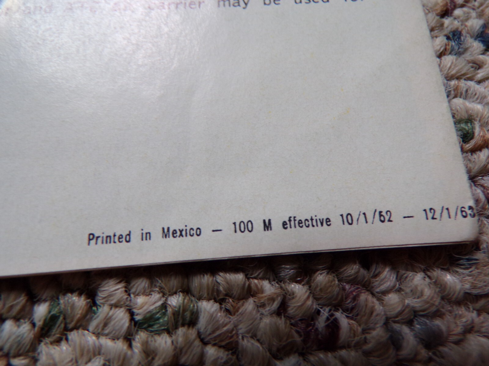 1962 - 63 Go Basic Mexico on a Shoe String Information Pamphlet
