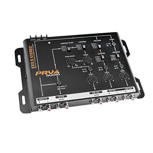 Crossover Car Audio EX3.5 Stereo 3 Way or 2 Way Electronic Crossover 9 Volts,