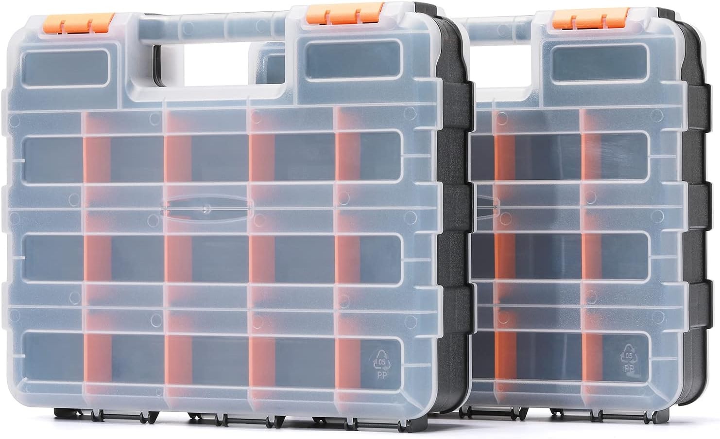 Mayouo Double Side Tools Organizer, Customizable Removable Plastic Dividers