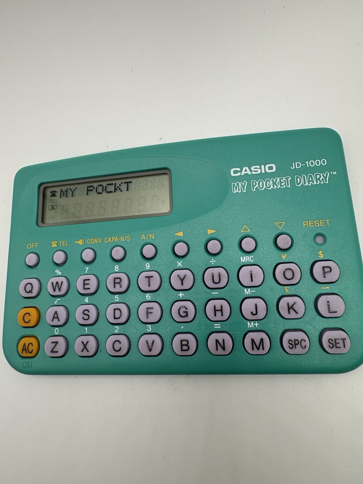 Vintage Casio Cool My Pocket Diary'JD-1000 Electronic Magic Diary Series