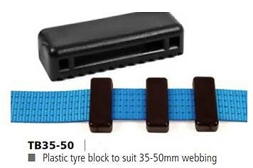 Plastic Tyre Block 35-50mm Webbing Recovery Trailer x12