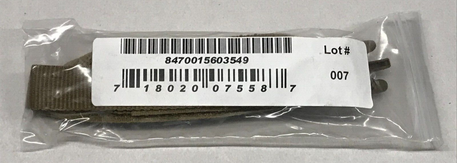 LWH USMC Coyote Chinstrap OSFA New from Original Bag