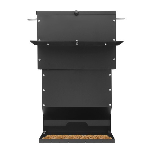 Hanging Automatic Deer Feeder with Lid Gravity Feeders Box Outdoor Weatherproof
