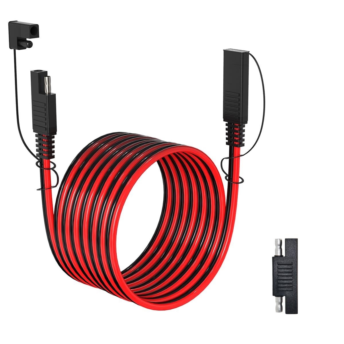 ELFCULB 14AWG SAE Extension Cable 20FT Quick Disconnect Wire Harness Solar RV