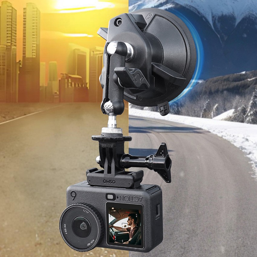 Car Window Glass Suction Cup Mount Accessories For DJI Osmo Action 6 Camera