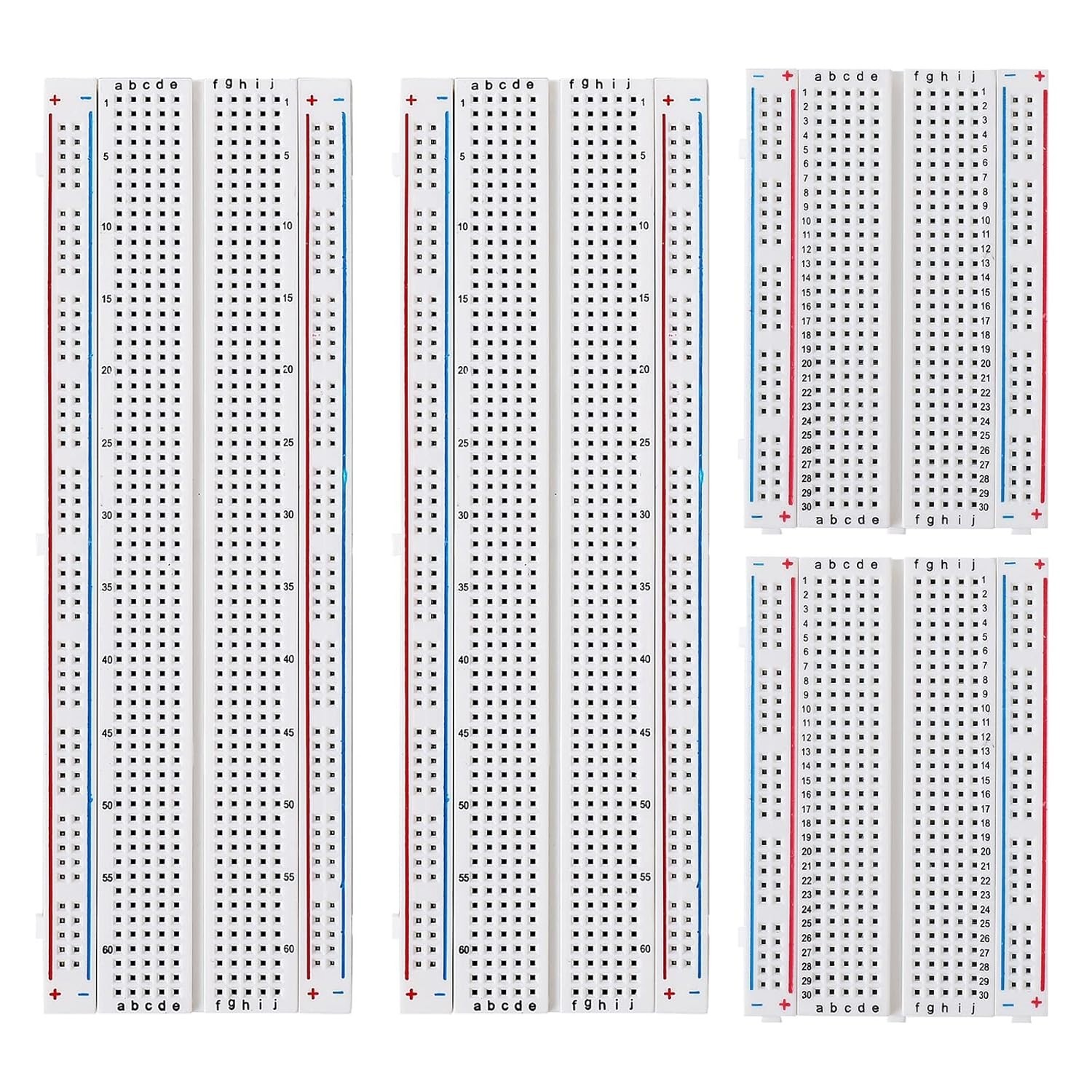 Reliable 4-Piece Solderless Breadboard Set: Perfect for Prototyping & Creativity