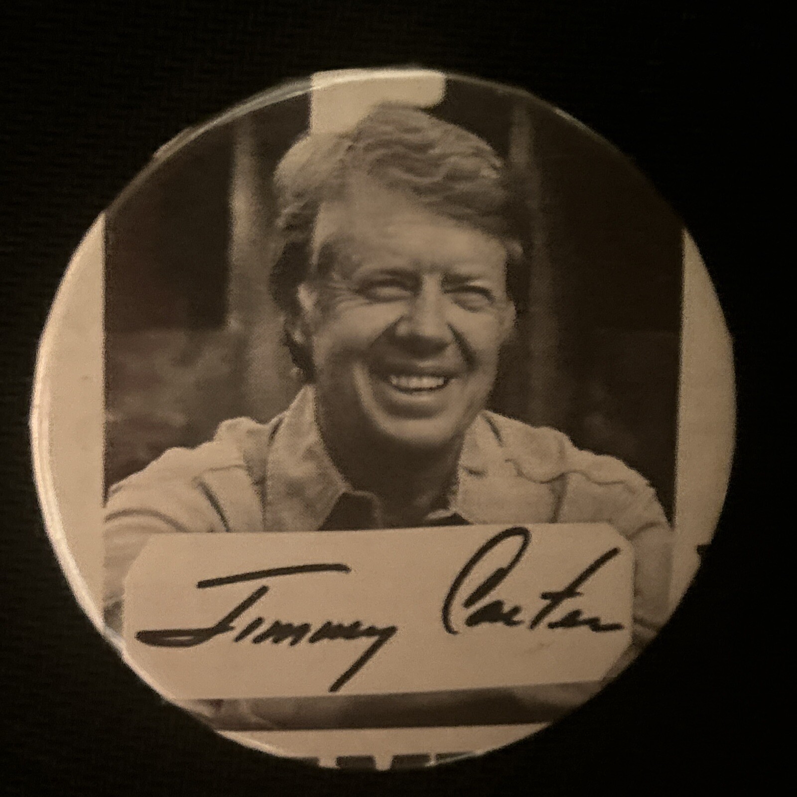 Jimmy Carter 2 1/4” pinback button pin