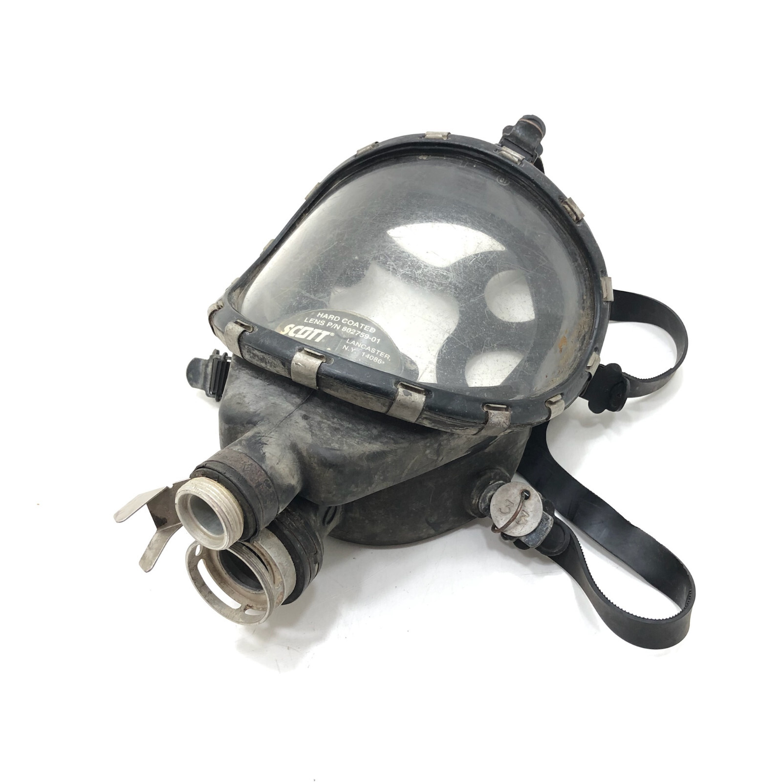 Scott ATO 80145040 LARGE SCBA Respirator Mask w Regulator, Exhalation Valve Base