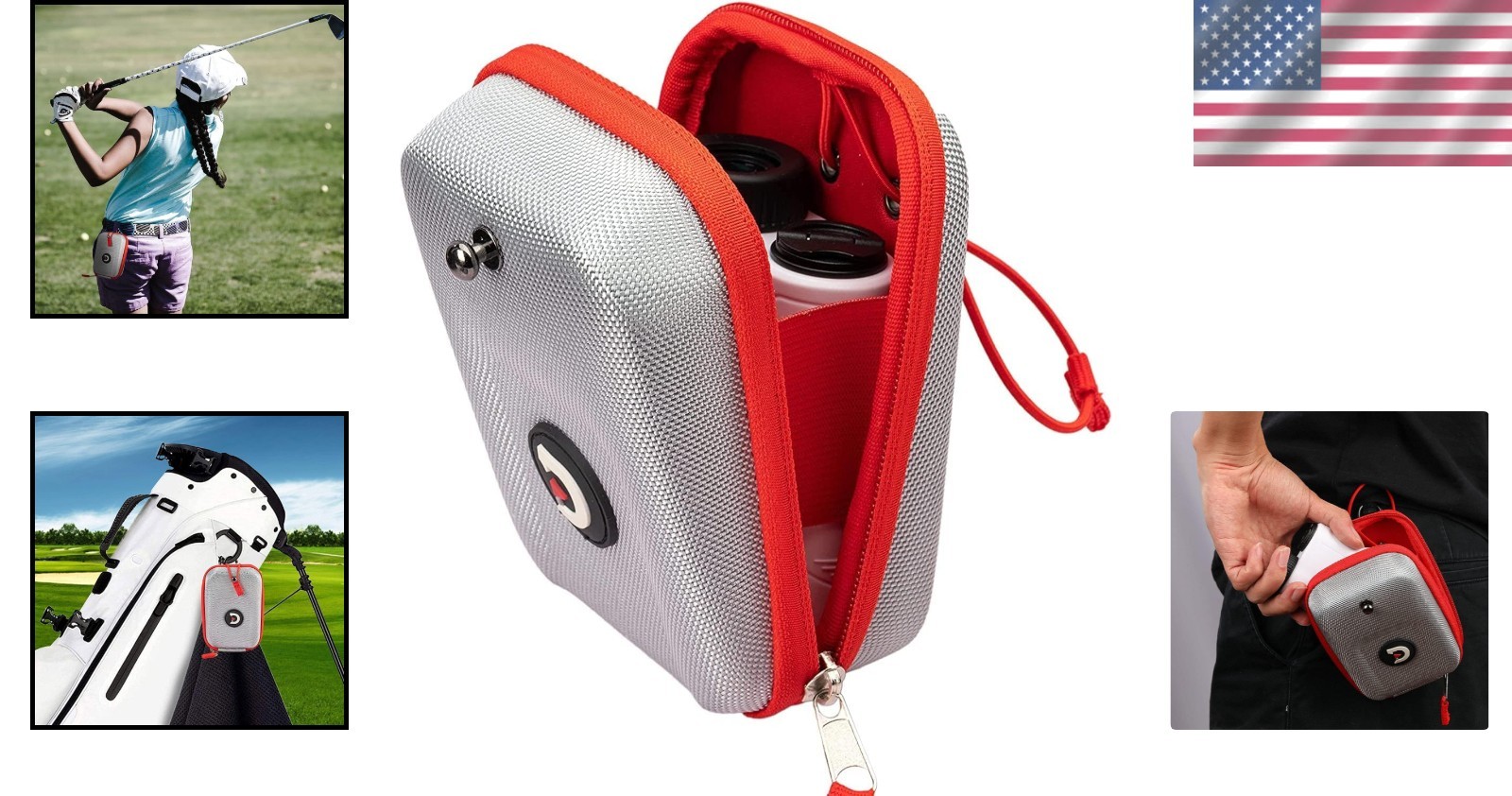 Shockproof and Moisture-Proof Golf Rangefinder Hard Case – Perfect for Players