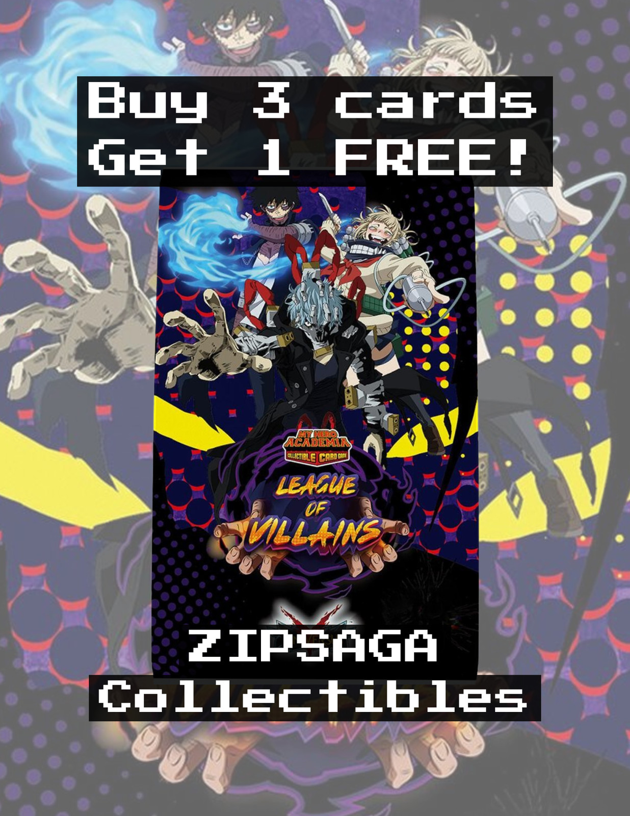 MHA - League of Villians (Unlimited) SINGLES | CHOOSE YOUR CARD | UNIVERSUS