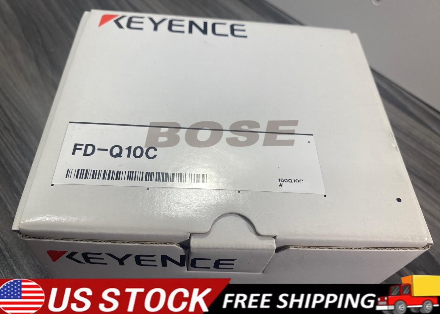 New Keyence FD-Q10C Clamp-on Digital Flow Sensor w/ Sensor Bracket 20-30VDC -USA
