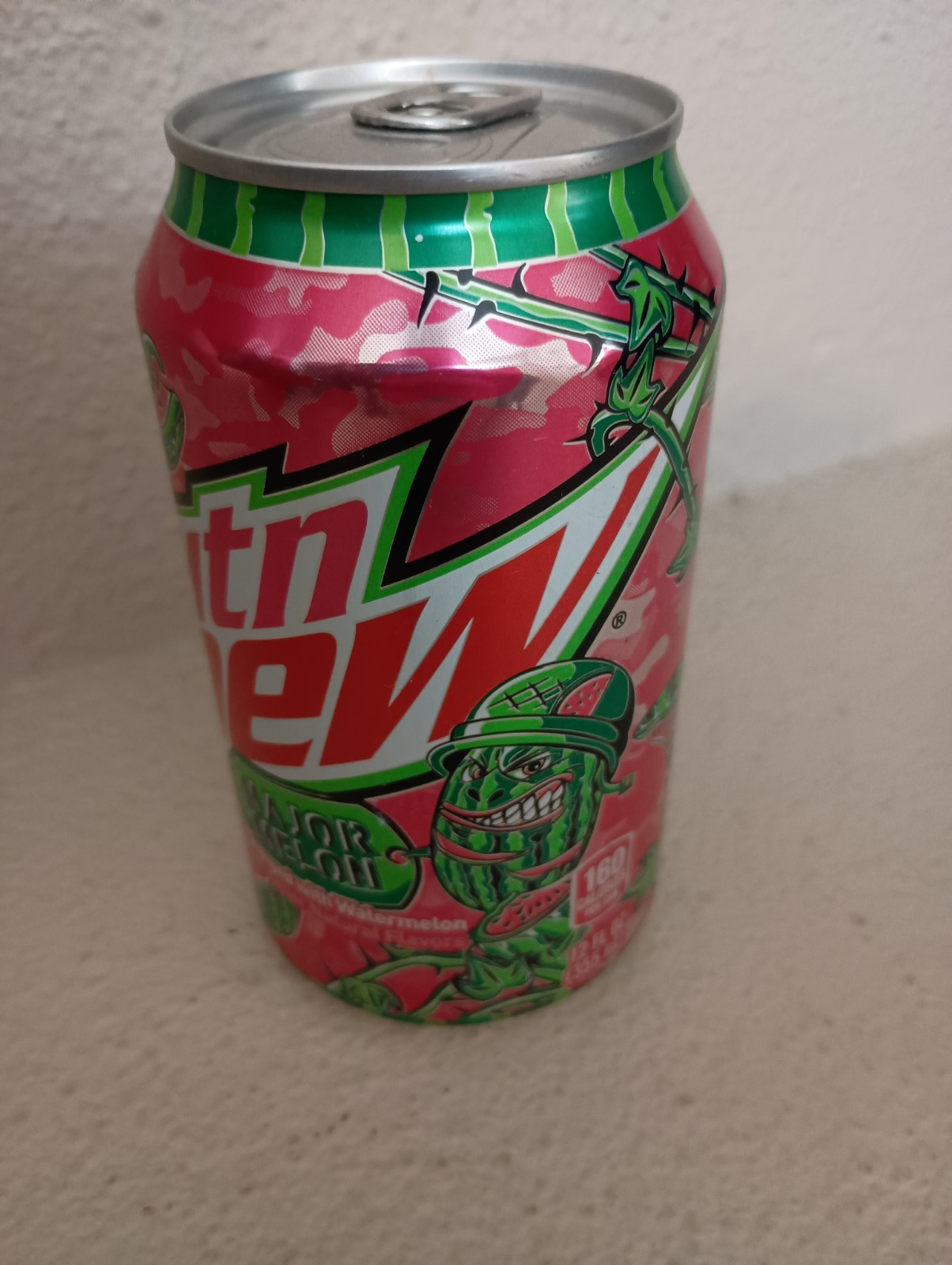 2021 Mountain Dew Major Melon Can LIMITED Edition NTN 12 oz Watermelon John Cena