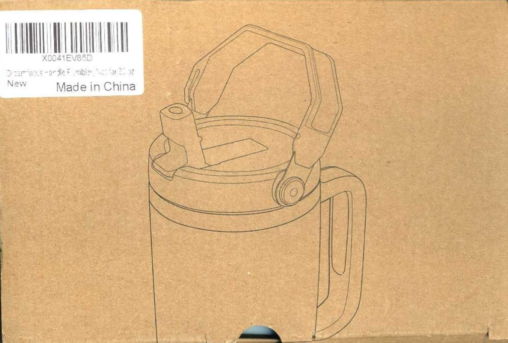 NEW  DREAM FOCUS 40 oz Tumbler Flip Replacement LID 2 12" STRAWS LIGHT BLUE #586