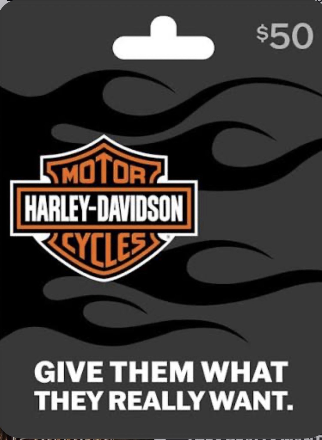 $50 Harley Davidson Gift Card