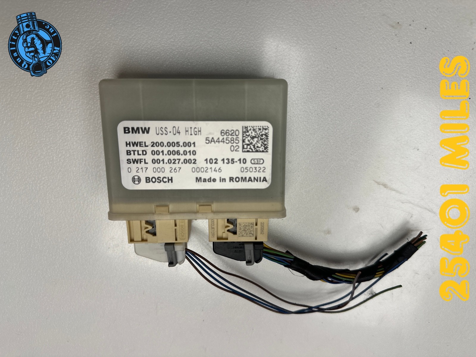 2019-26 BMW 2 3 4 7 8 M X3 X4 X5 X6 X7 Z4 SUPRA PARK ASSIST CONTROL MODULE 25kmi
