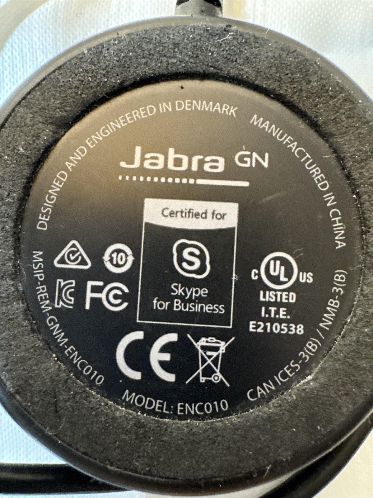 Jabra Volume Control Button ENC010 Connector AUX to USB Adapter
