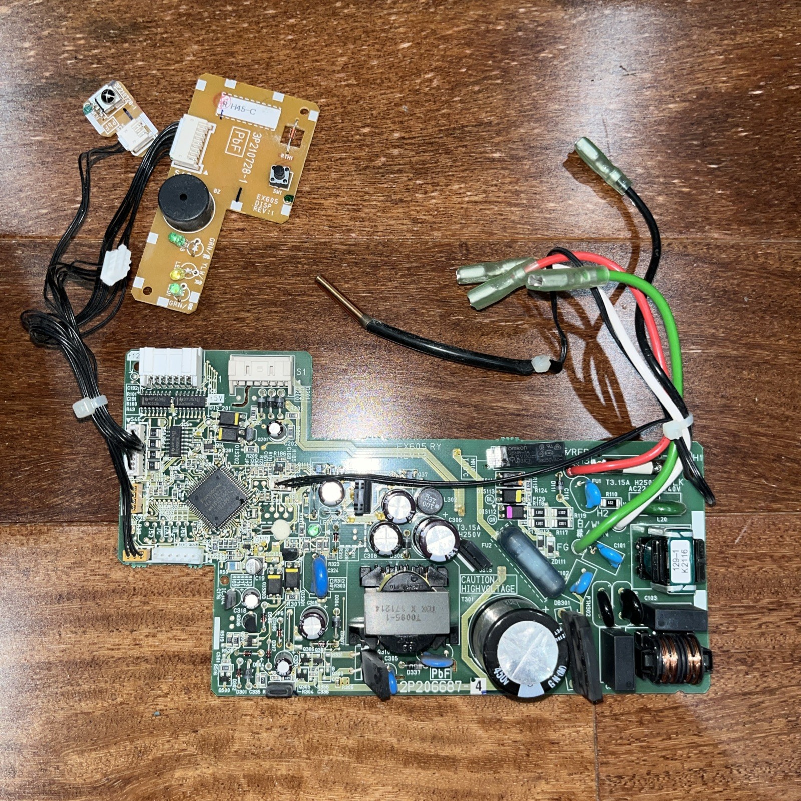 Daikin 2P206687-4 Air conditioner Printed Circuit Board EX605 RY Rev:3
