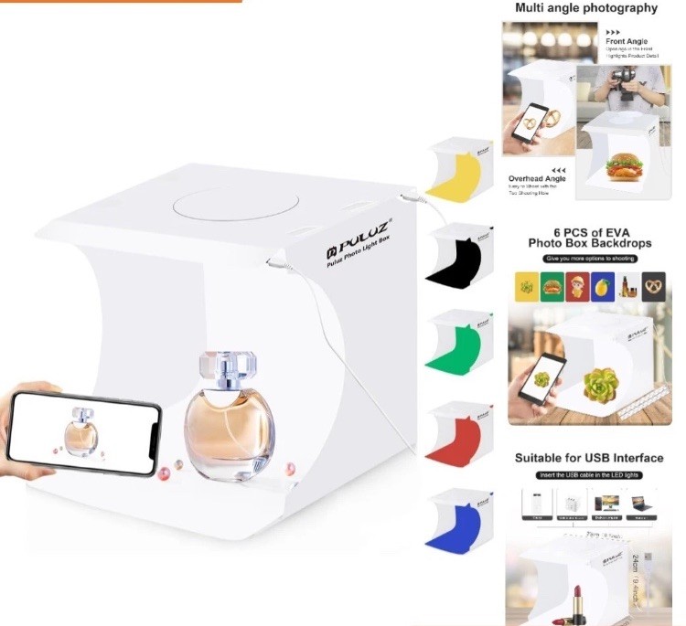 Puluz Folding Portable Photo Studio Light Box with LED Lights | FREE SHIPPING!!