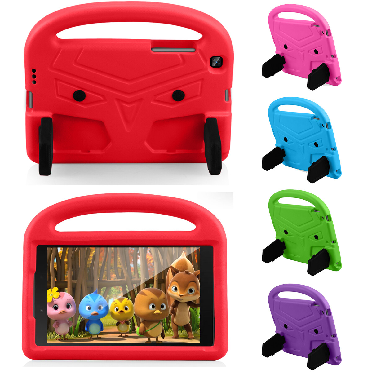 For Samsung Galaxy Tab A 8.0" 2019 SM-T290/T295 Kids Case Handle Stand Cover