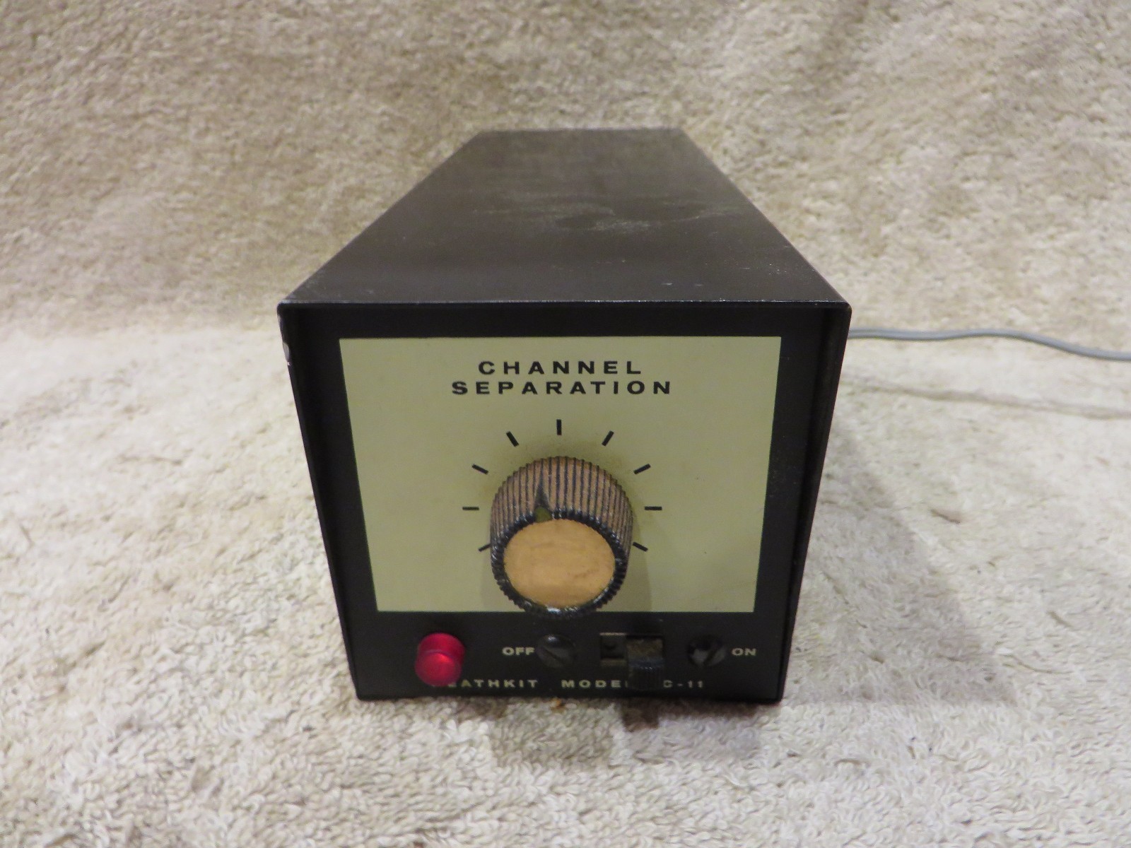 Vintage Heathkit Model AC-11 Tube Channel Separation - Tested & Working