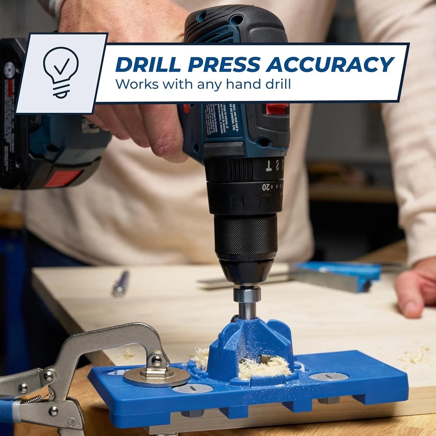 35mm Concealed Hinge Jig for Cabinet Doors - Precise Drilling Tool