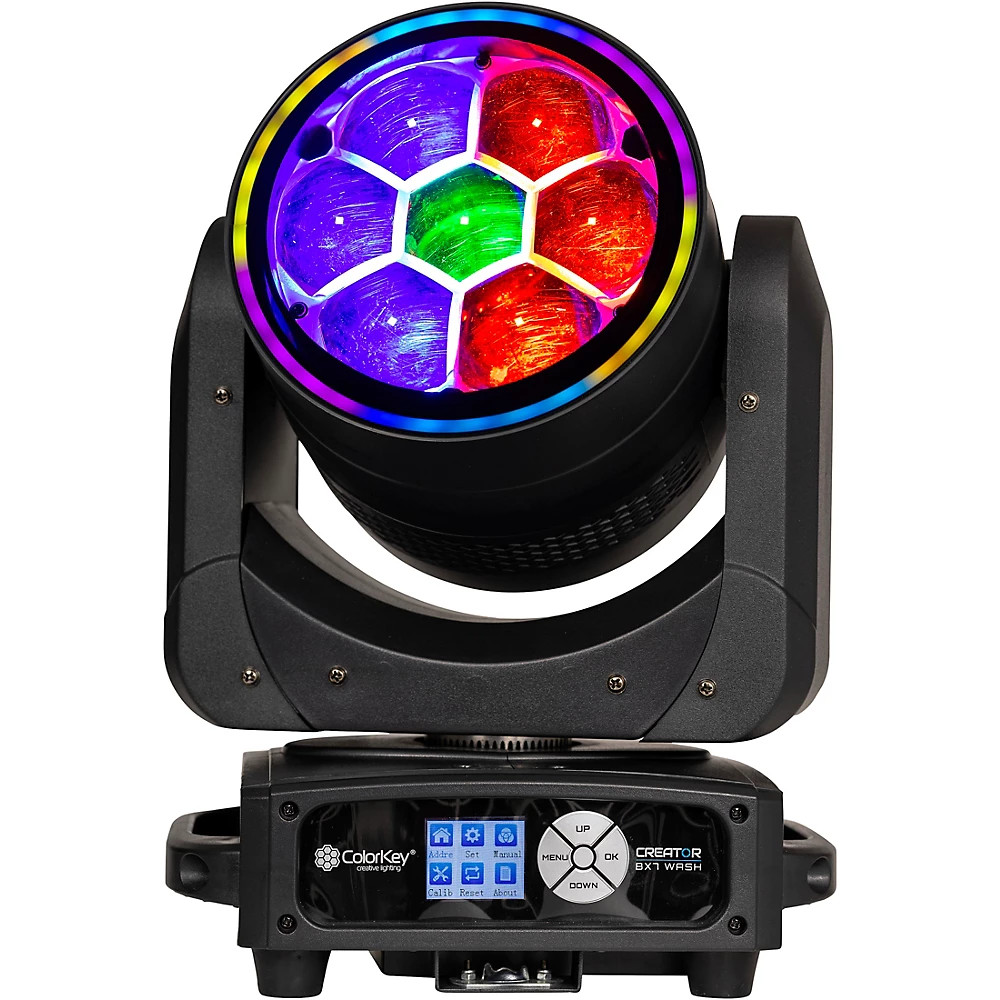 ColorKey Creator BX7 Wash 280W LED Moving Head BeeEye Wash wPixel ControlHalo