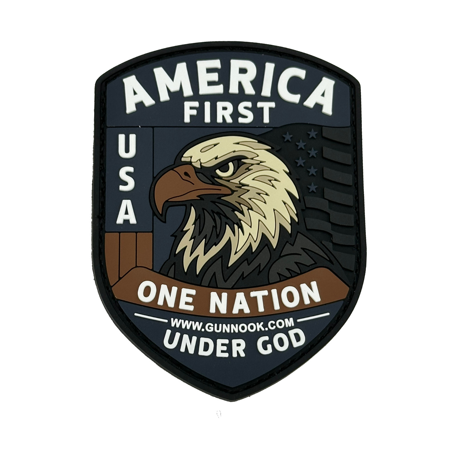 America First Patch - Tactical Eagle PVC