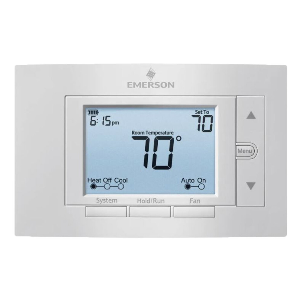 White-Rodgers 1F85U-22PR Universal Programmable Thermostat, 2H/2C