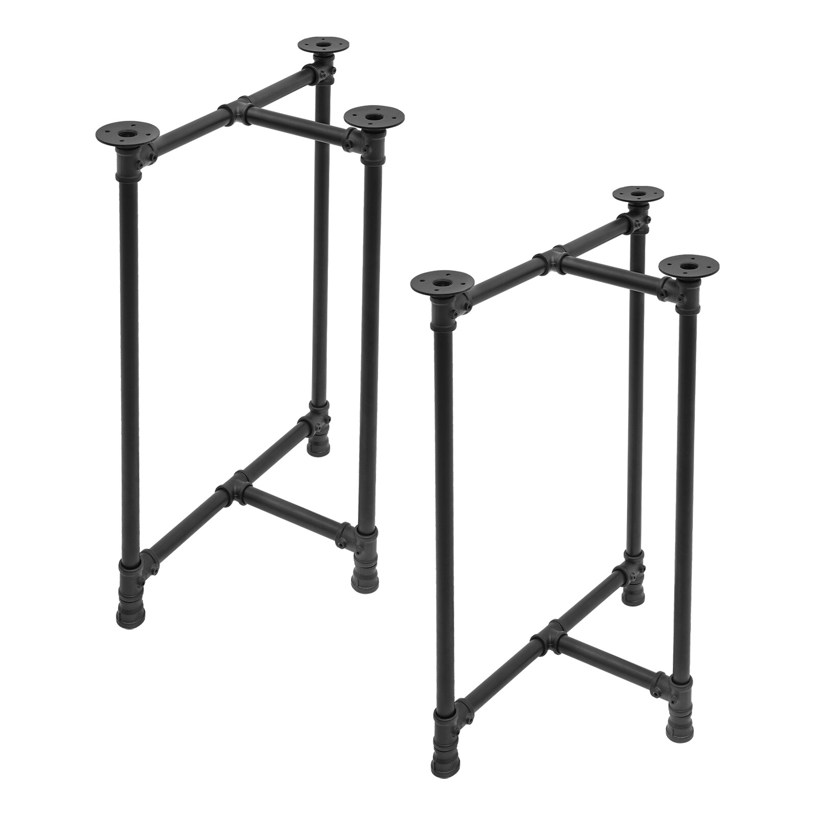 Table Legs Set of 2 Metal Desk Leg 28-Inch Dining Table Legs Industrial Black