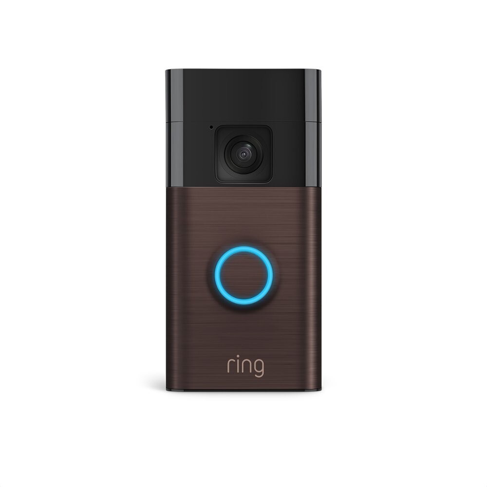 Ring Battery Doorbell Smart Wifi Video Doorbell an Two-way Talk Venetian Bronze