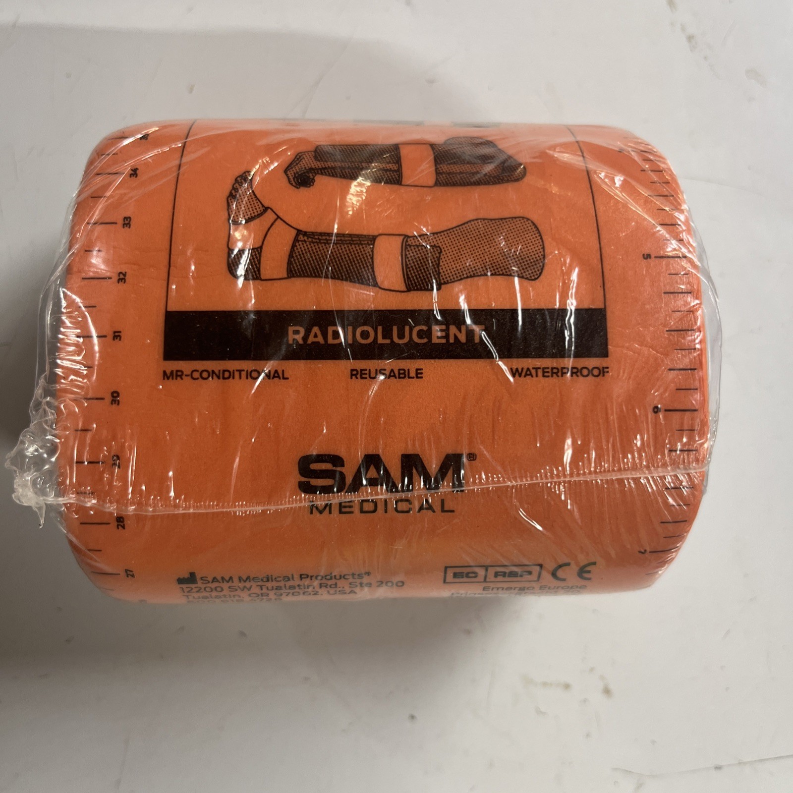 1 Pack 36" SAM Splint, Gray SAM Splints, Army Style for Trauma First Aid Kit