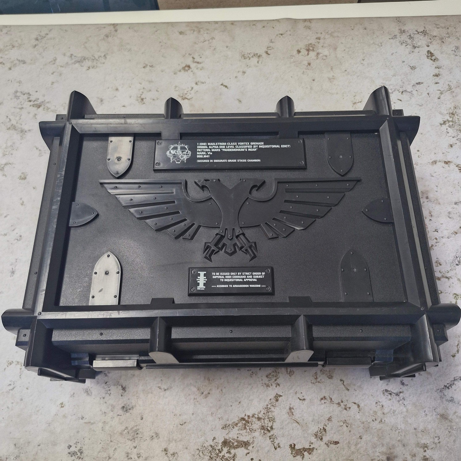Warhammer 40k Apocalypse Vortex Grenade Storage Case for Miniatures AV422