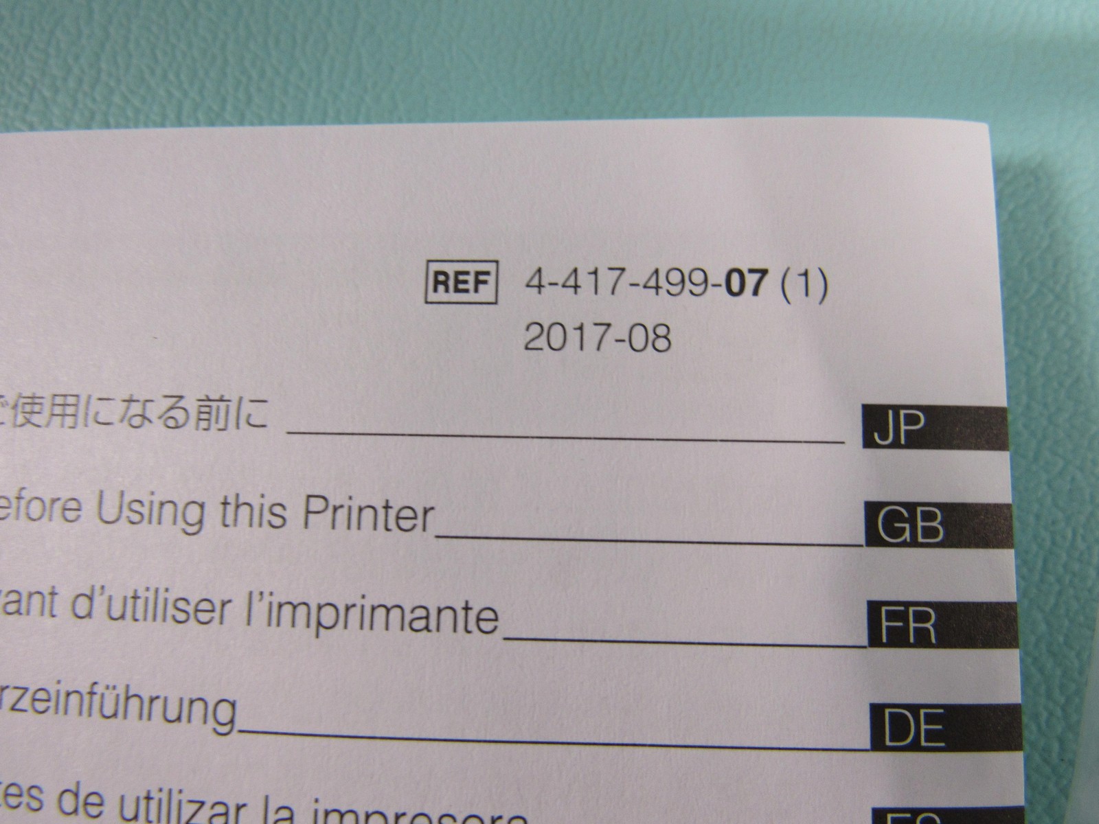 Sony UP-D711MD Digital Graphic Printer Manual Driver CD OEM Software Set New
