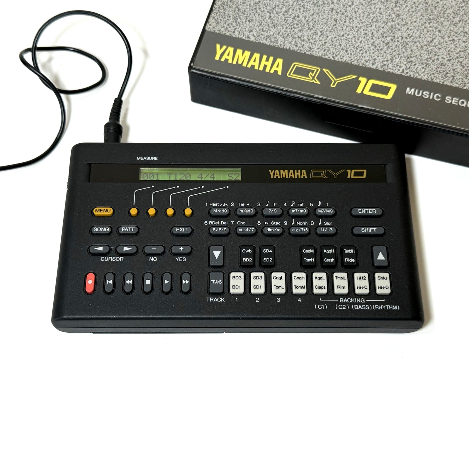 Yamaha QY10 Mobile Music Sequencer Rhythm Machine VG w/ AC Adapter Soft Case