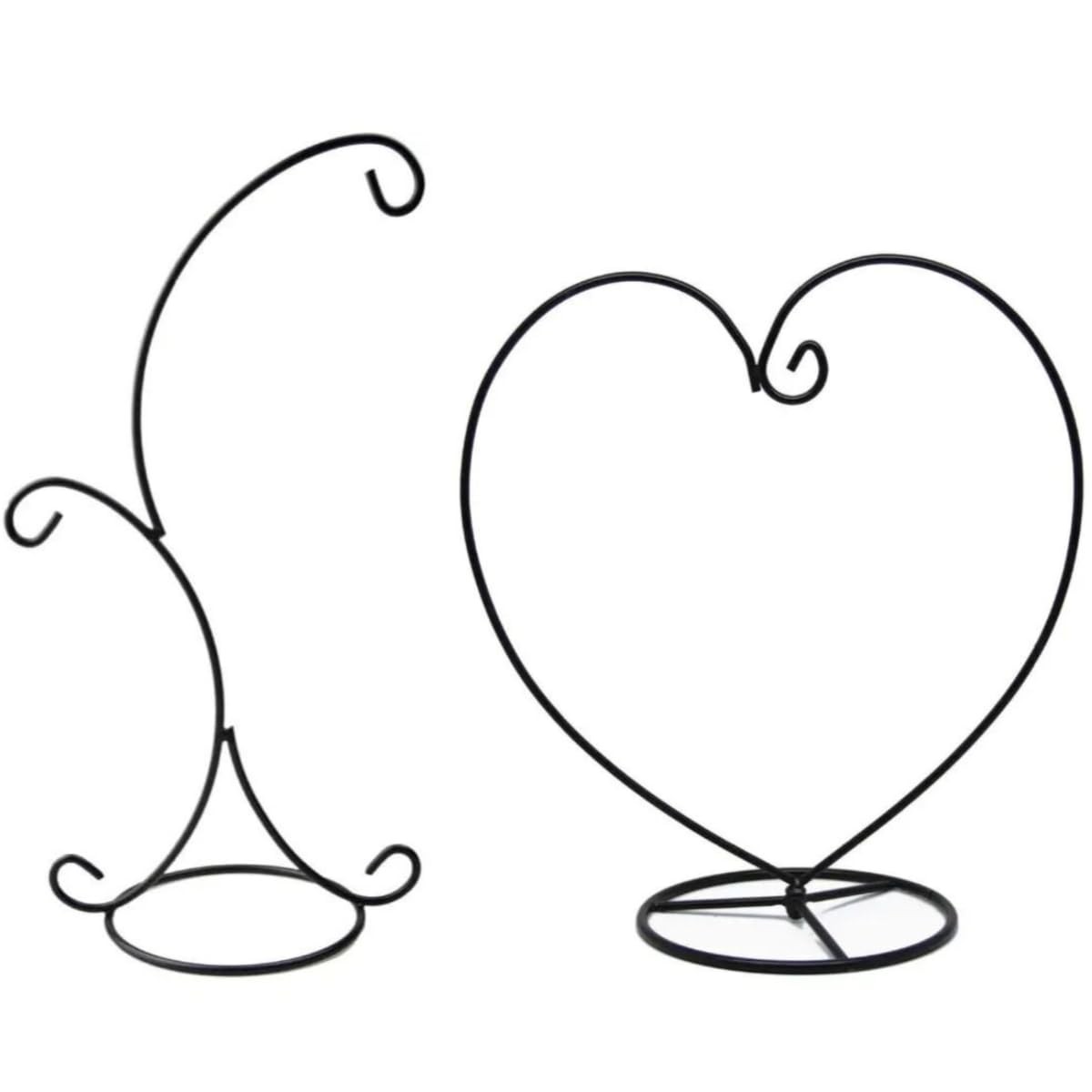 Plant Stand, 2 Pcs Ornament Display Stand, Plant Stand Indoor, Iron Hanging S...