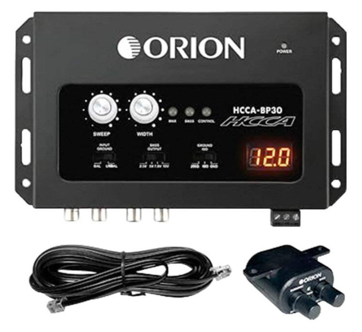 Orion HCCA-BP30 High Performance Car Bass Processor 10V Output & Voltage Display