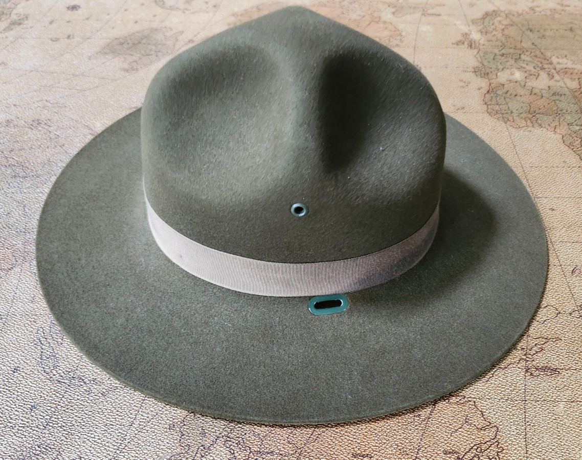 US Military Drill Sergeant Hat Service Size 6 1/2 - Nice Condition