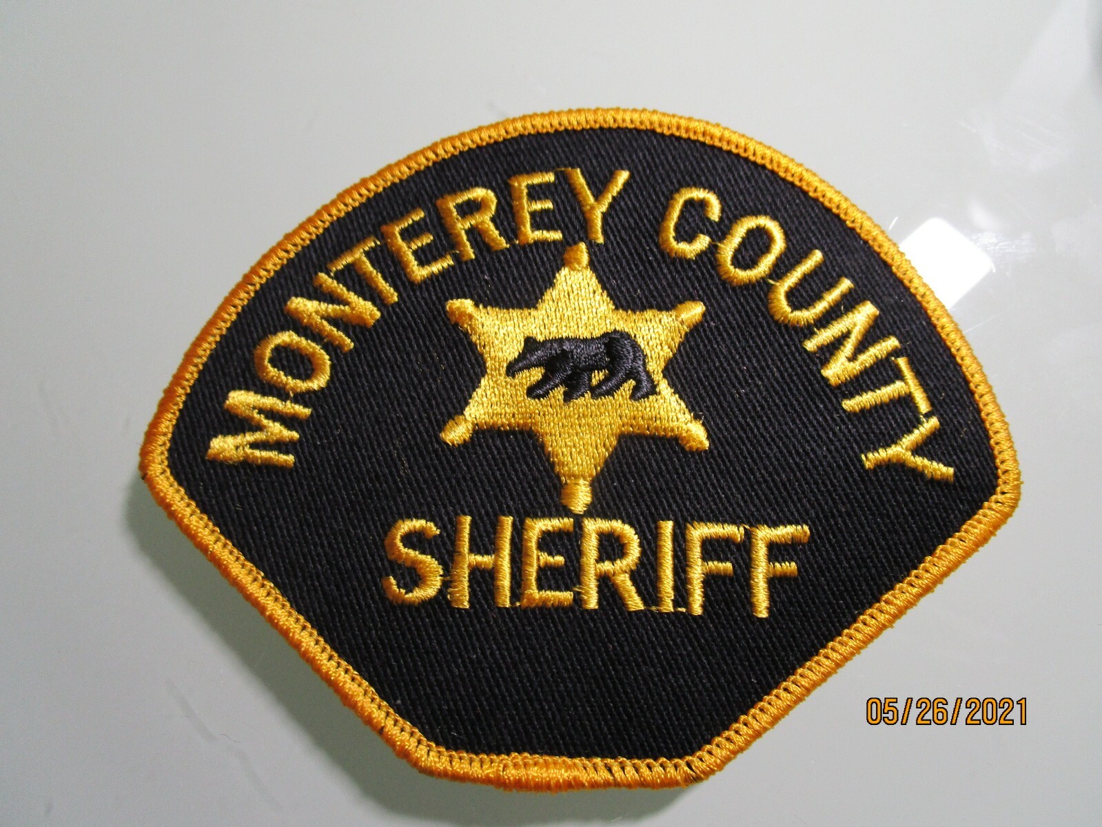 MONTERY COUNTY CALIF. SHERIFF PATCH