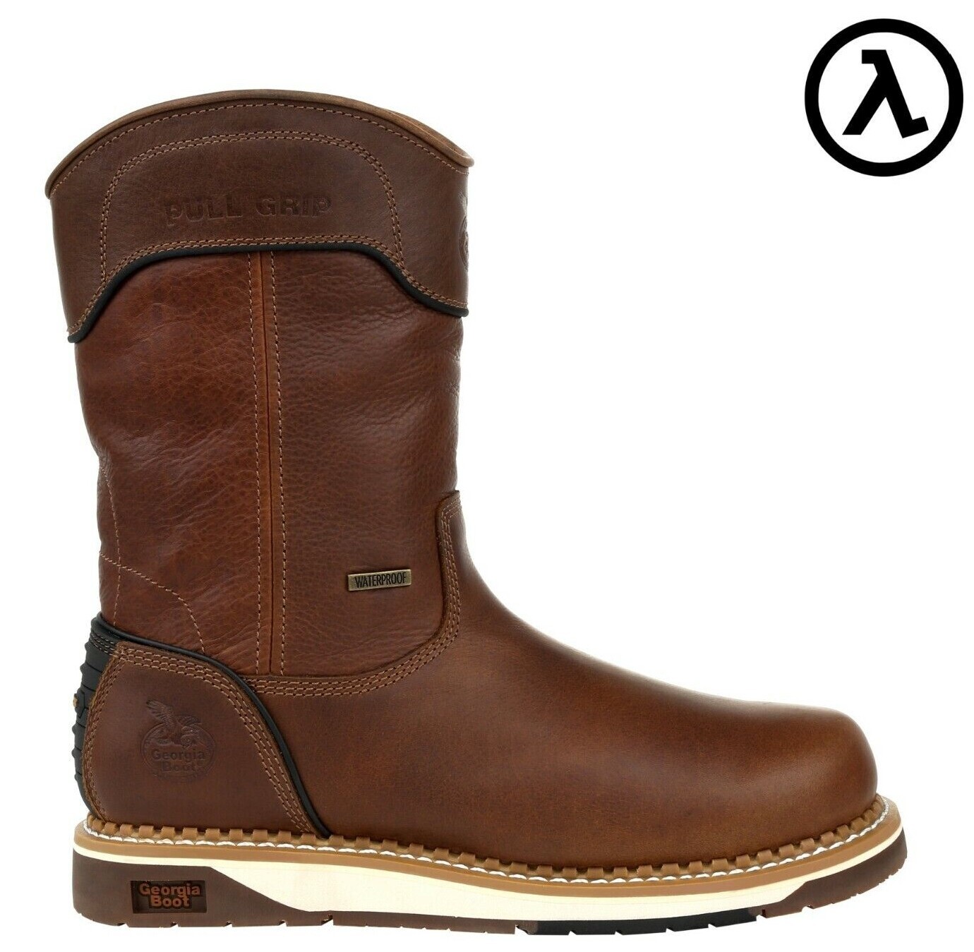 GEORGIA BOOT AMP LT WEDGE WATERPROOF PULL ON WORK BOOTS GB00369 - ALL SIZES -NEW
