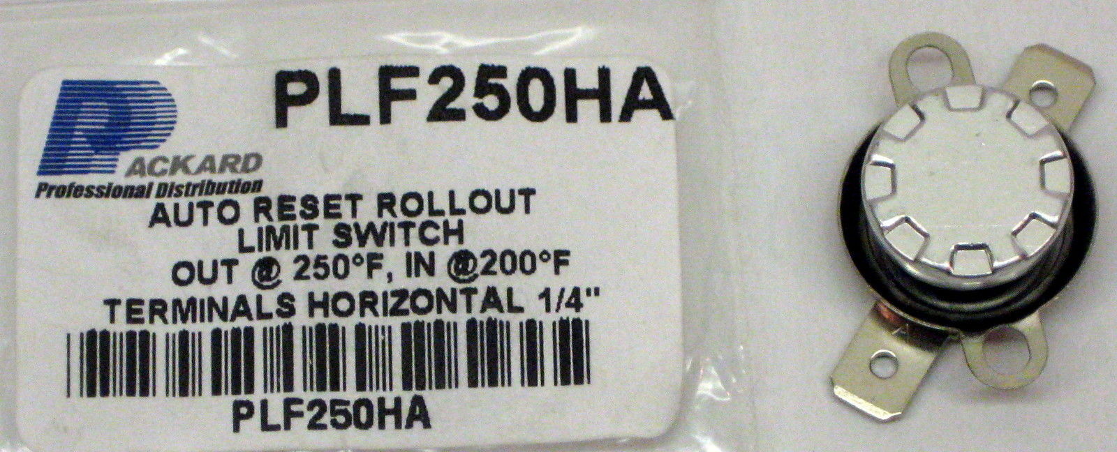 PLF250HA L250-50 Limit Thermostat Flush Mount For Furnace Unit Heaters