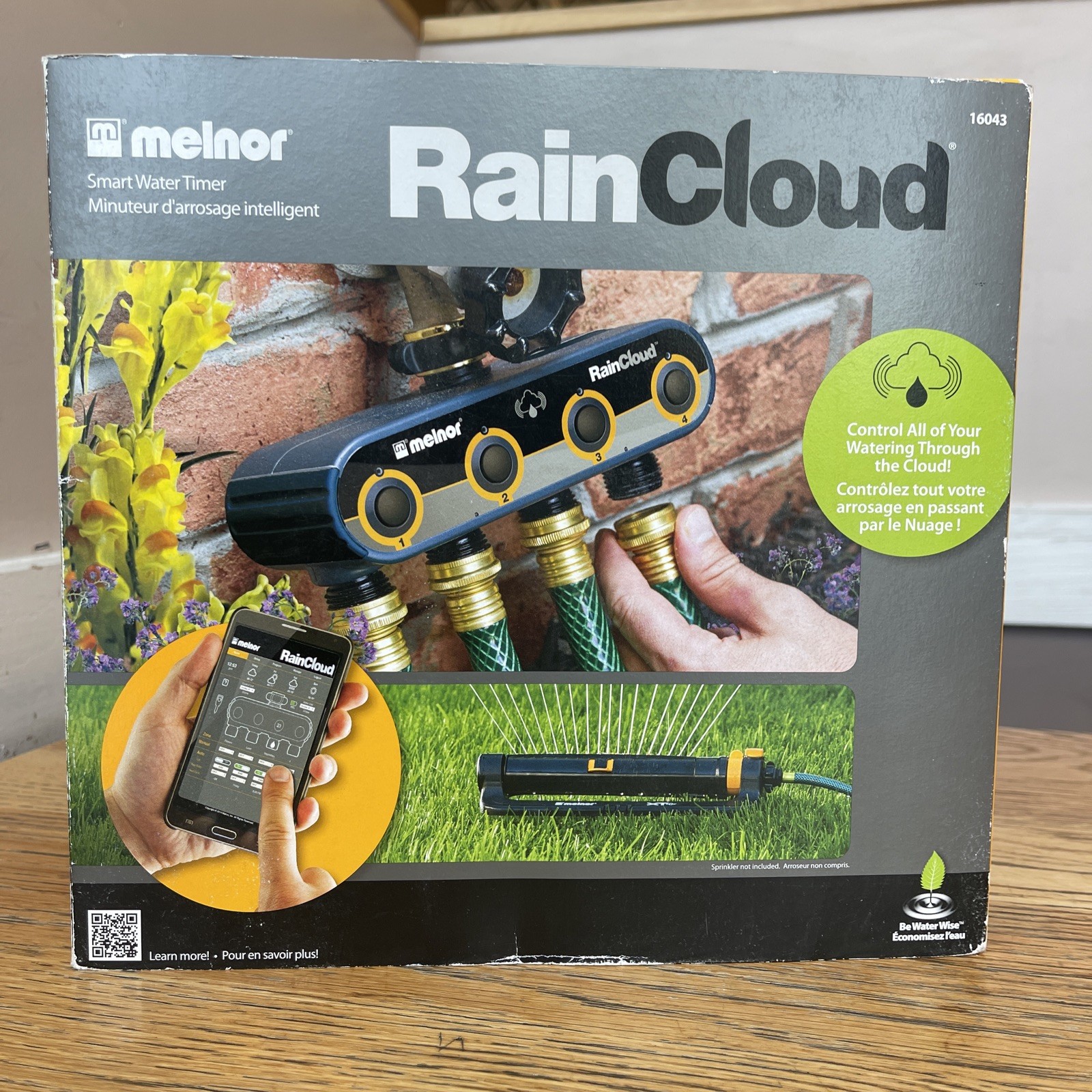 Melnor RainCloud Smart Water Timer 4-Zone Irrigation Control 16043