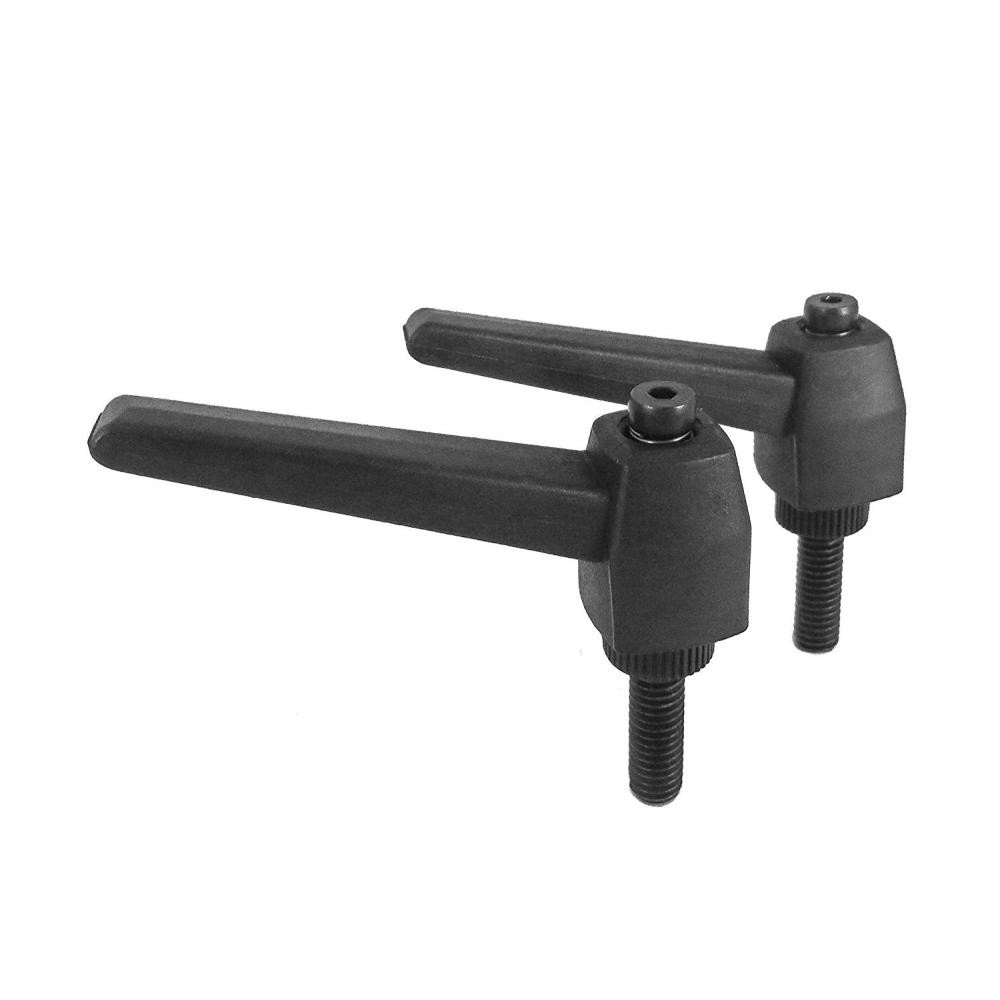 Taytools 2-Pack Push Button Ratchet Level Adjustable Handles with Threaded Stud